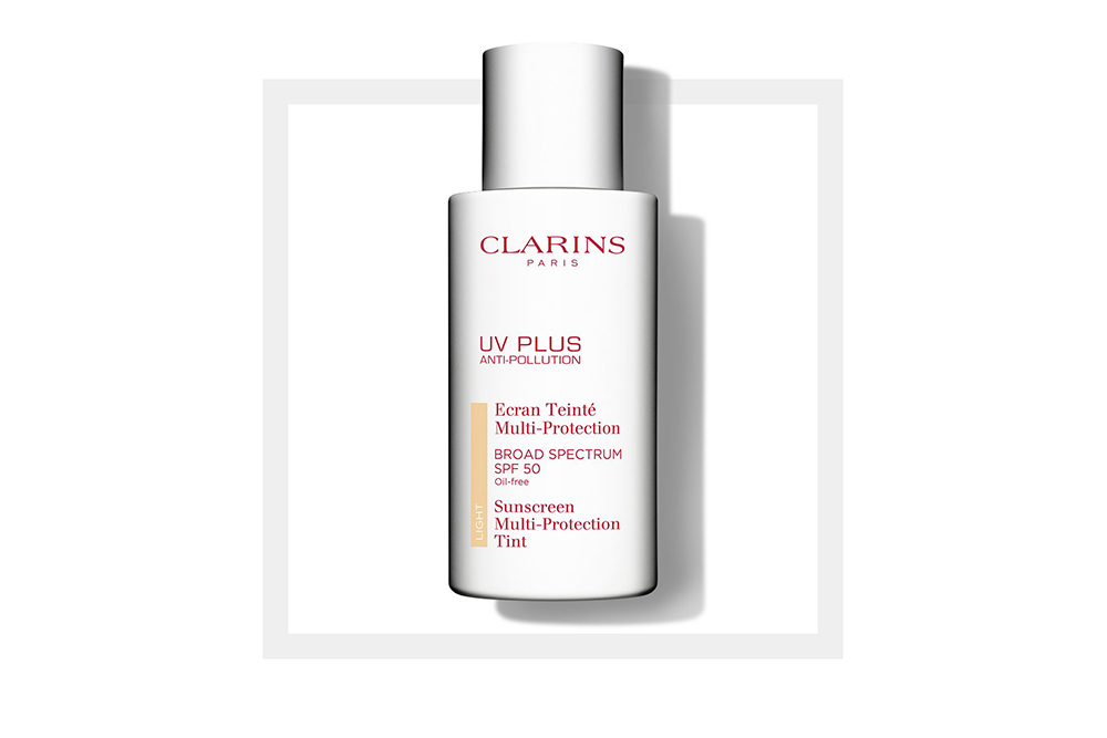 Tinted Clarins UV PLUS Anti-Pollution Tinted Sunscreen SPF 50